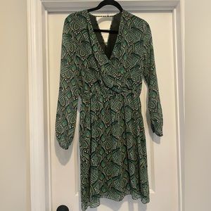 MANGO PAISLEY DRESS - SIZE S